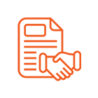 contract advisory and strategic procurement icon